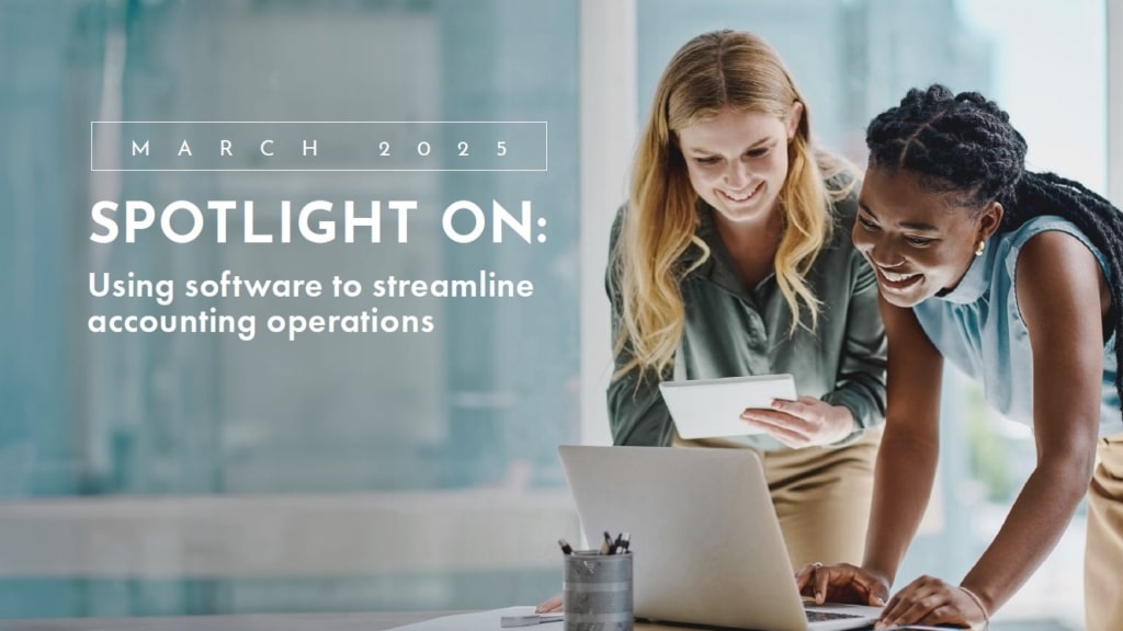 Software to streamline acounting operations