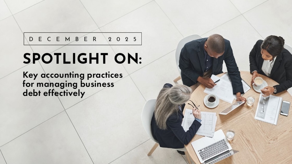 Managing Business Debt Spotlight graphic